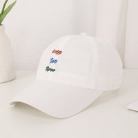Men's Solid-color Embroidered Letter Baseball Cap Quick-drying Breathable With Ventilation Holes Lightweight Style Casual Sports Style Baseball Cap For Outdoor Hiking And Traveling