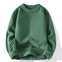 Mens Crew-Neck Sweater For Fall And Winter