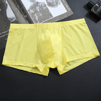 Fashion Ice Silk Ultra-thin Men's Boxer Briefs