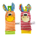 Cute-shaped Animal Rattle Plush Socks