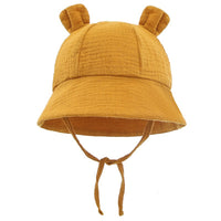 Baby Cotton Shade Rabbit Ear Fisherman Basin Hat
