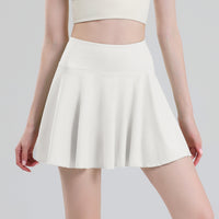 Tennis Skirt Female Yoga White Badminton Pleated