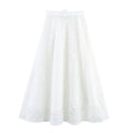 Texture Simple Style Women's Overskirt