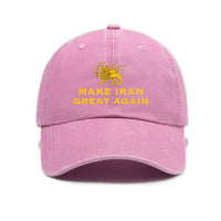 Washable Baseball Cap With A Curved Brimperfect For Spring And Summer Outdoor Sun Protection