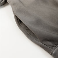 Gradient Tie-dye Round Neck Fleece-lined Sweater Men