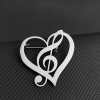 Love Note Brooch Romantic Accessory For Couples On Dates
