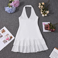 European And American-style Spicy Girl Figure-flattering Ruffled Short Skirt