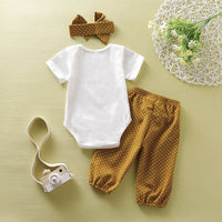 Long-sleeved Women's Autumn Suit Pullover Three-Piece Children's Wear