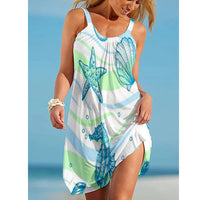 Womens Stylish Sassy Camisole Print Dress