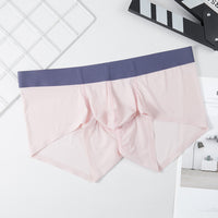Ice Silk Seamless Men's Summer Ultra-thin Underwear