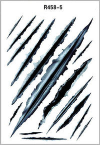 Simulation Bullet Hole Scratches Cover Decorative Car Stickers Cracks Modified 3d Creative Waterproof