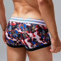 Men's Boxers Ice Silk Ultra-thin Printing