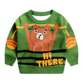 Children's Autumn And Winter New Double-layer Cotton Sweater