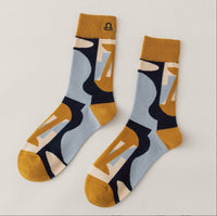 12Constellations Embroidered Socks Autumn And Winter