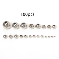 Color Retaining Stainless Steel Spacer Beads Through Hole Beads Diy Ornament Accessories