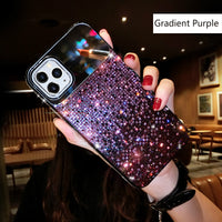 Gradual Rhinestone Mobile Phone Protective Case