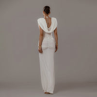 Women's Elegant Sophisticated Solid-Color Dress