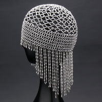 Popular Belly Dance Hat Performance Hair Ornaments Handmade Beaded