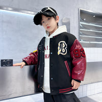 Fashionable Casual Cardigan For Kids Street-style Sports Top For Babies