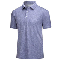 Men's Comfortable Breathable Short-sleeved Lapel Polo Shirt