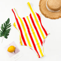 Women's Printed Zip One Piece Bikini