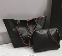 Womens Fashion Ribbon Shoulder Bag Two-Piece Set