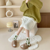 Women's Fashion Mink Fur Cute Warm Mid-calf Length Socks