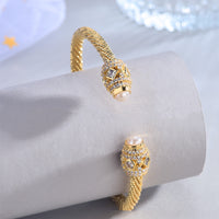 Women's Fashion All Match Simple Sand Gold Bracelet