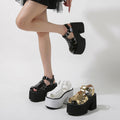 Summer Chunky Heel Platform High Heel Sandals Muffin