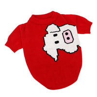 Fadou Clothes Sweater Sweater Pug Fat Dog Short Body Elastic Core Spun Yarn