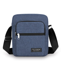 Korean-style Casual Multi-layered Large-capacity Single-shoulder Crossbody Bag For Men
