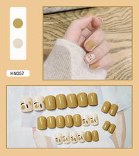 Nail Art Finished Fake Nail Scrub Nail Patch Wearable