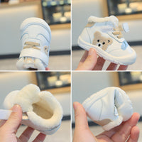 Baby Winter Cotton Shoes Two Cotton Cute Fleece Lined Cartoon