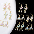 Creative Simple And Versatile Summer Flower Tulip Earrings Women