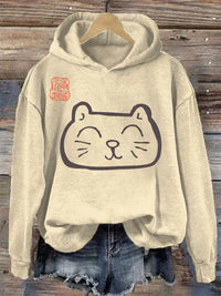 Womens 3D Digital Print Hoodie From Europe And The US