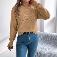 Hollow-out Lantern Long Sleeve Pullover Halloween