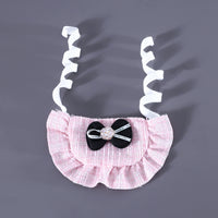 Flower Beret Hat Bow Lace Bib