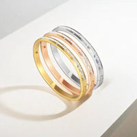 Womens High-end Non-fading Versatile Light-luxury Stainless Steel Bracelet