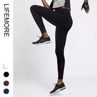 Seamless Tummy-Control Nude-Feel Running Yoga Fitness Pants