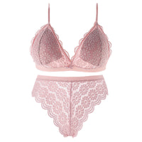 High-End Wireless Beauty-Back Thin Plus-Size Underwear Set