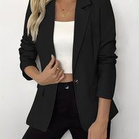 Women's Solid Color Casual Slim Fit Jacket
