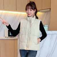 Cotton Vest Women's Short Winter Down
