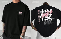 Men's Short-sleeved T-shirt Cotton Fabric Loose Design