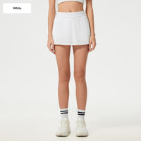 Quick-drying Breathable High-waisted Pleated Skirt For Fitness And Yoga