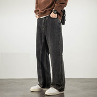Weila Straight Loose American High Street Vibe Fashion Brand Casual Jeans
