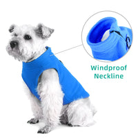 Pet Fleece Zipper Single Vest Sweater