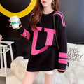 Women's Loose All-matching Base Contrast Color