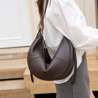 Womens First-layer Cowhide Bag With A Niche Design A Stylish Crossbody Or Shoulder Bag