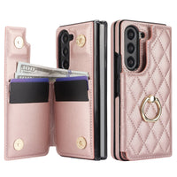 Applicable To ZFOLD56 Classic Style Ring Double Buckle ZFOLD34 Leather Case Folding Shell