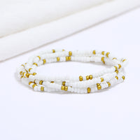 Women's Colorful Beaded Elastic Waist Chain